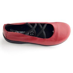 Arcopedico Vegas Mary Jane Slip On Shoes Women's Burgandy NIB